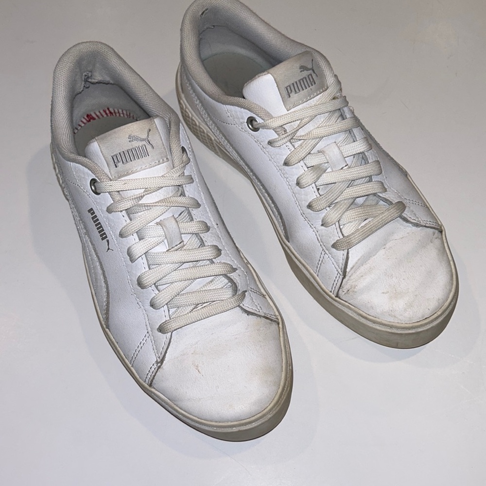 Puma white sneakers